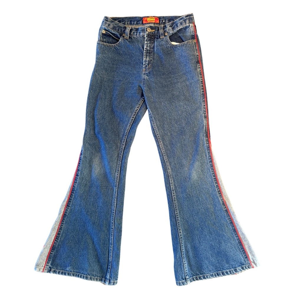 Squeeze Embroidered Flare Jeans